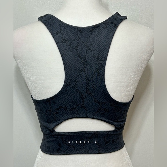 All Fenix Python Print Racerback Sports Bra - Picture 2 of 9